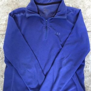 Gap purple sweatshirt half zip medium